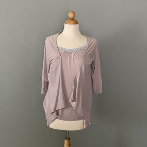 Phrield by England Tank Top and Half Sleeves Cardigan Set